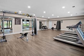 Fitness Center with Cardio & Weight Training Equipment